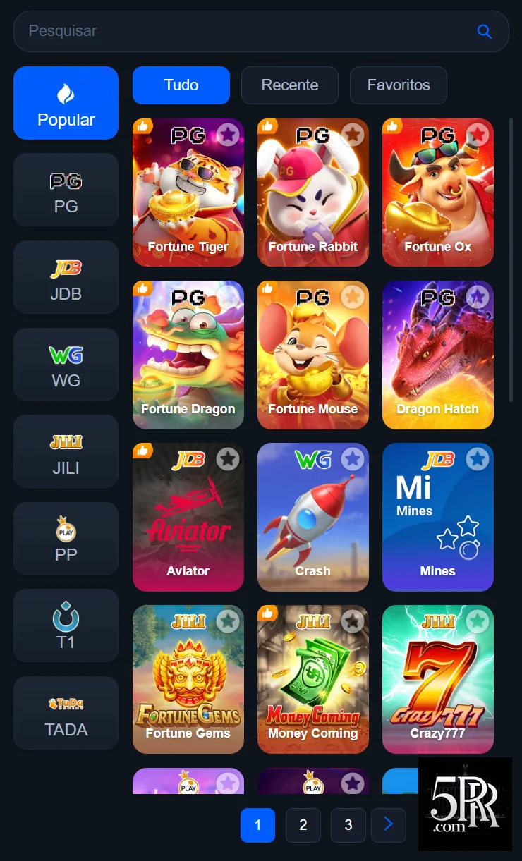 Jogos de slots variados em ambiente VIP animado